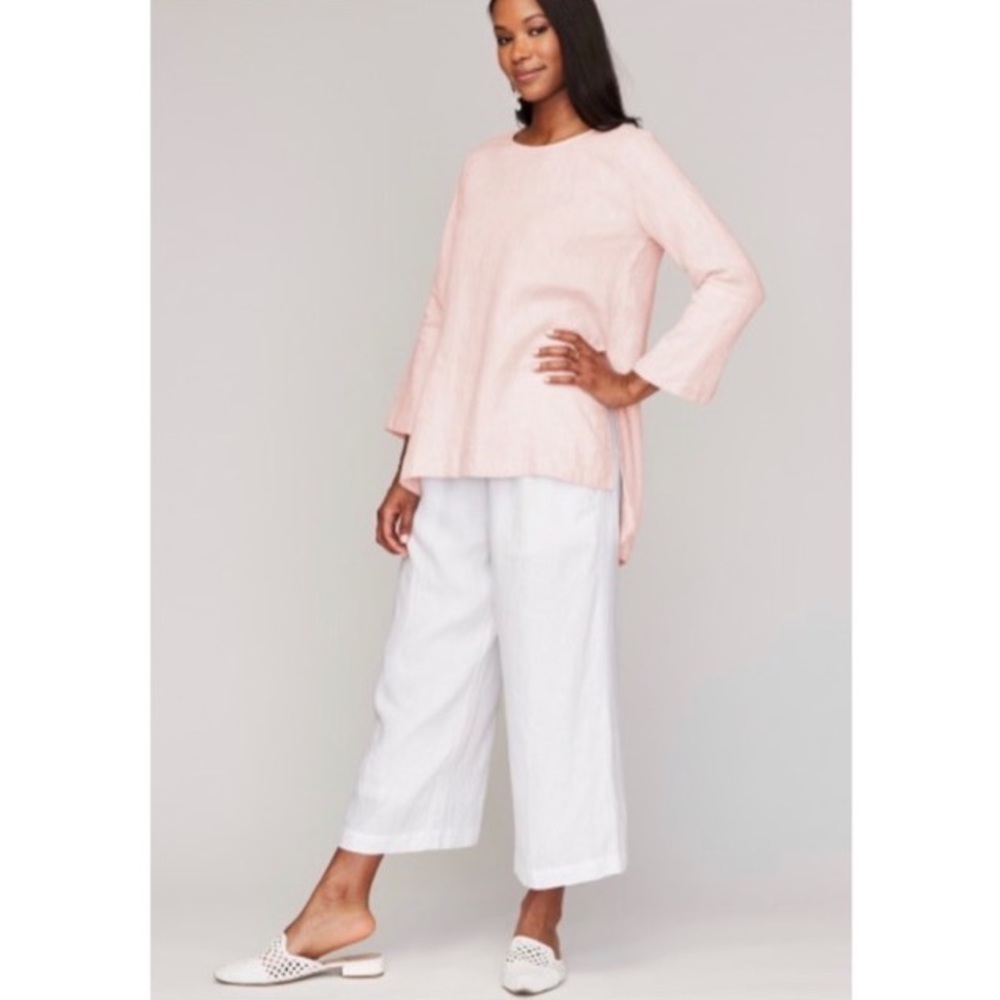 Roller Rabbit Jeanne Light Pink Linen Top S